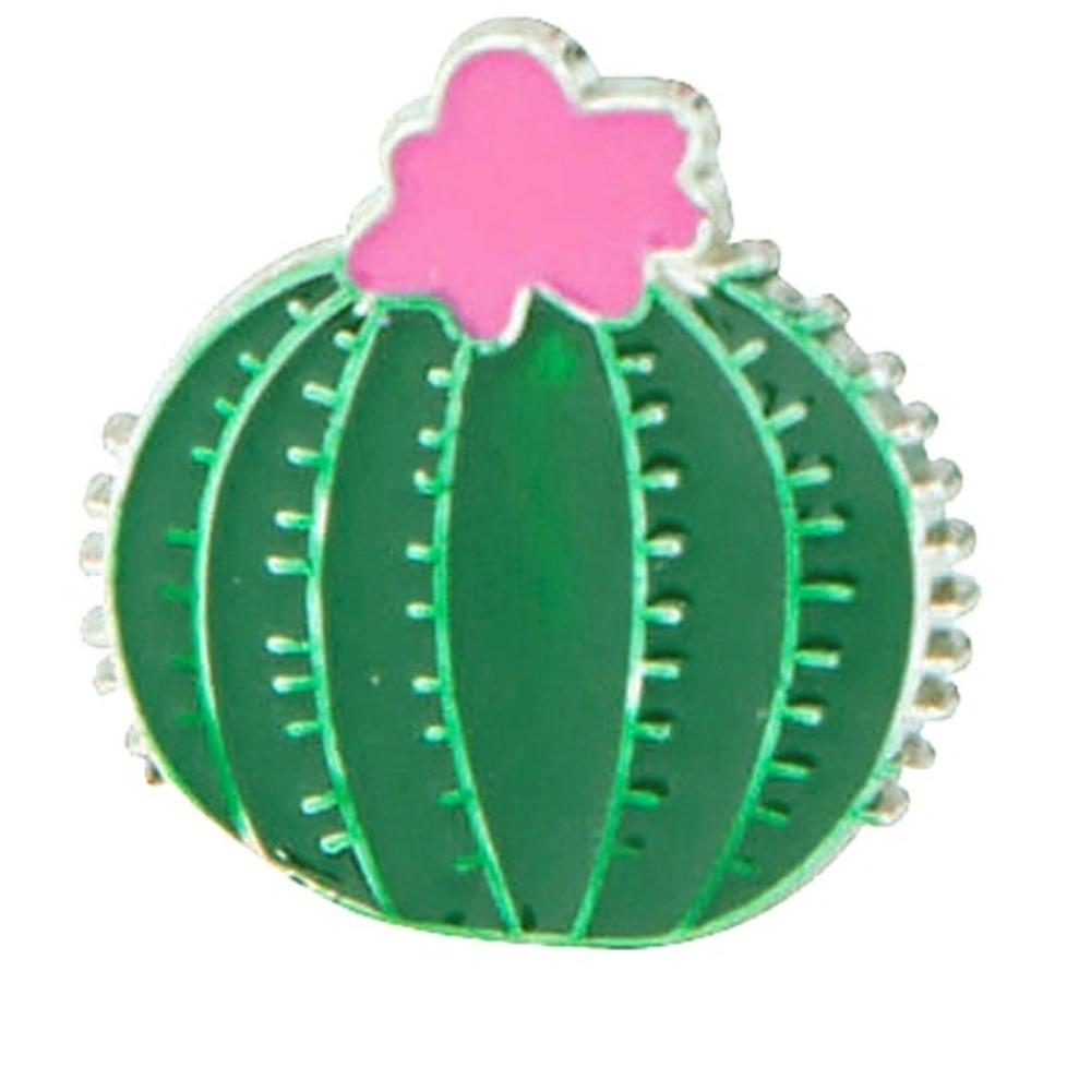 FUN Emoji Enamel Pins - Cactus Succulent